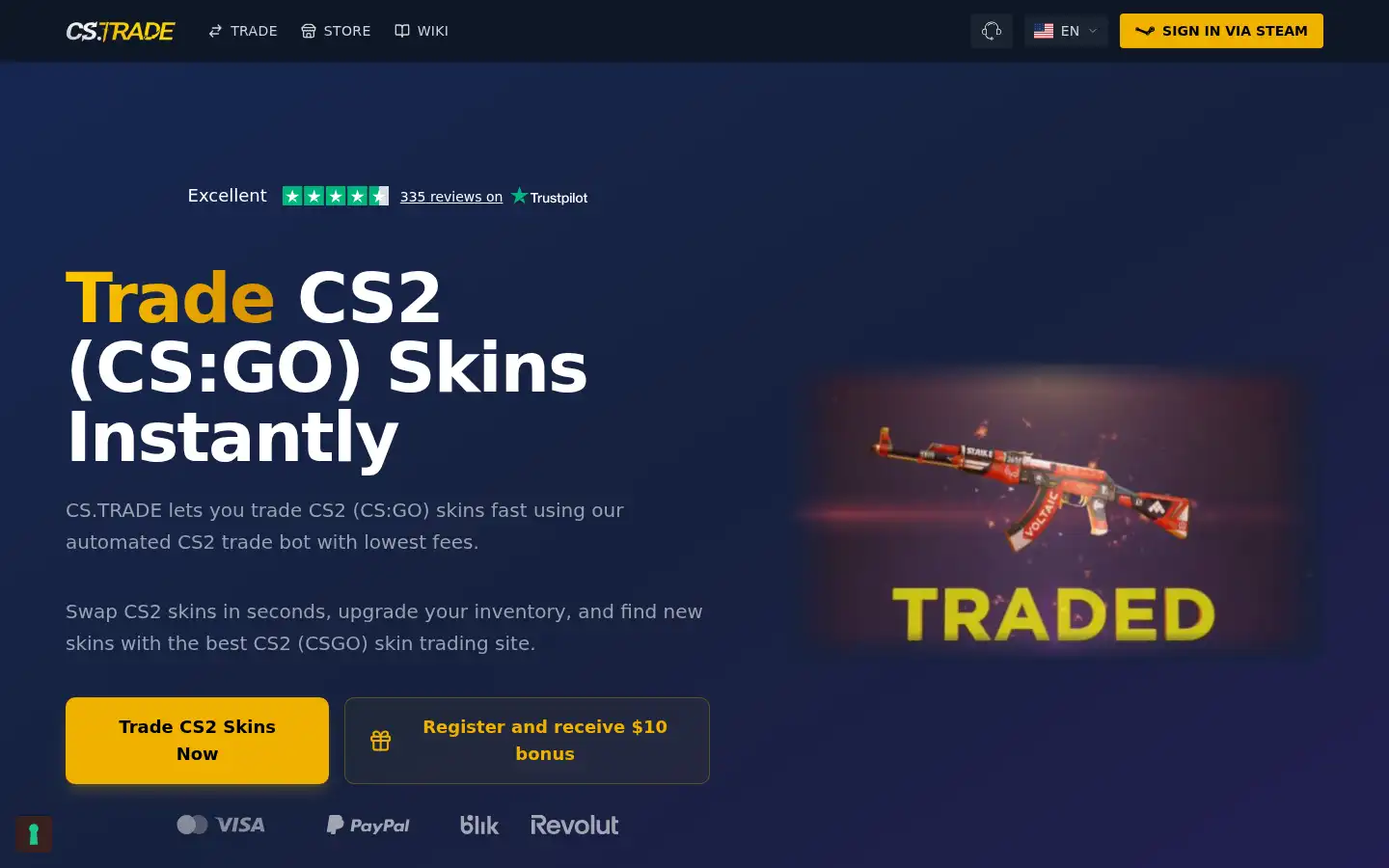 Screenshot of cs.trade