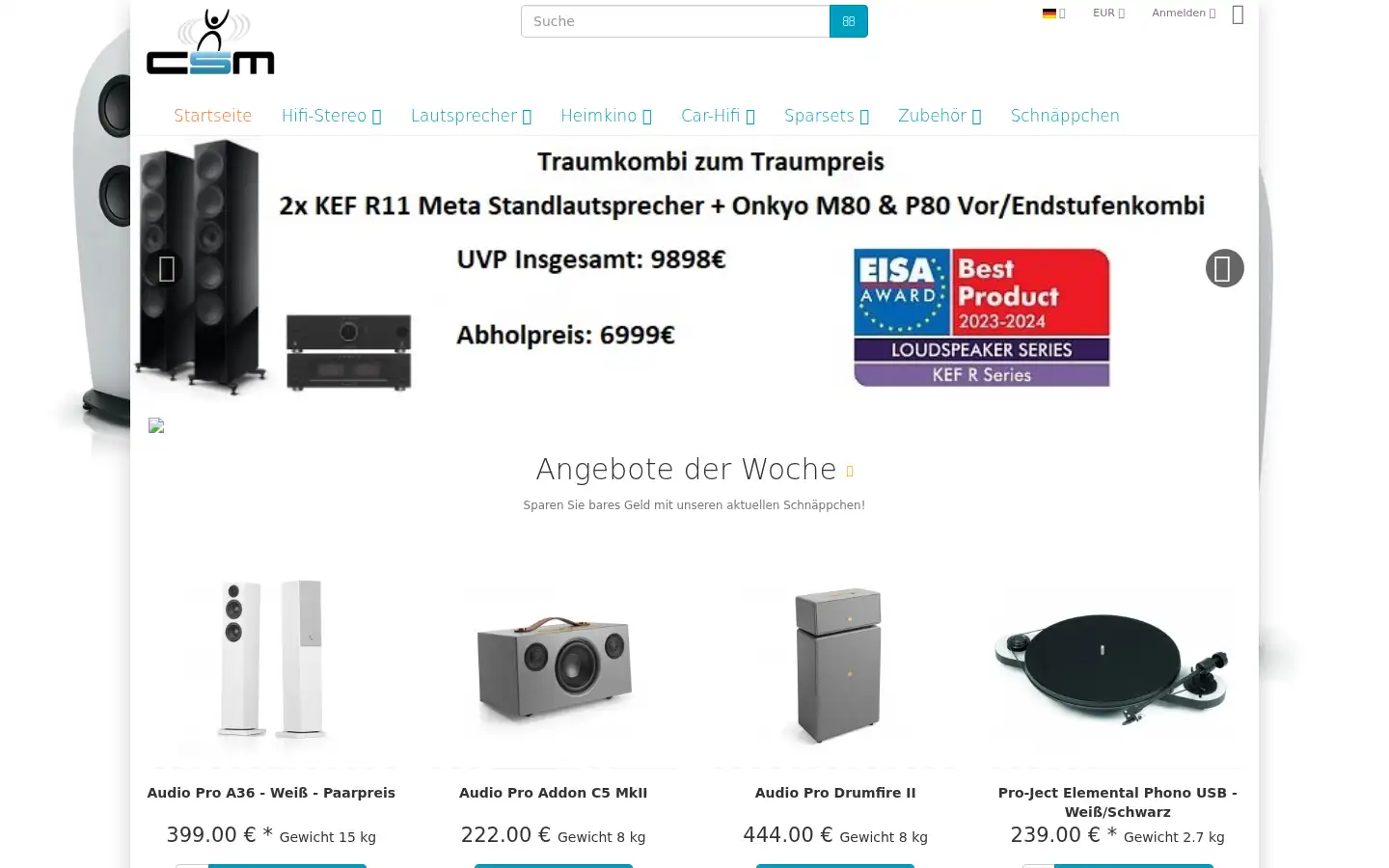 Screenshot of csmusiksysteme.net