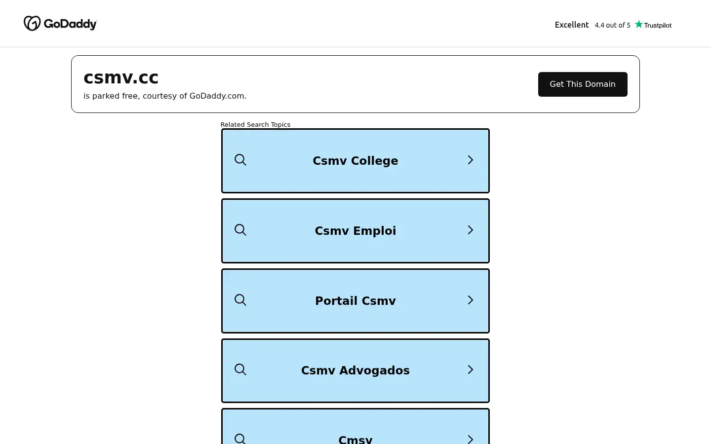 Screenshot of csmv.cc
