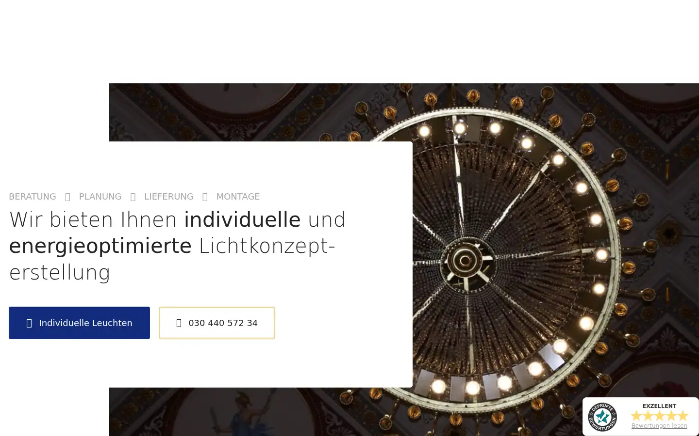 Screenshot of csp-licht-design.de