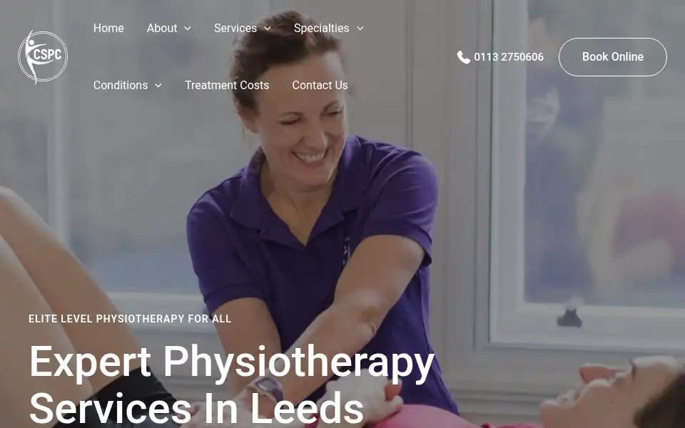 Screenshot of cspc.co.uk