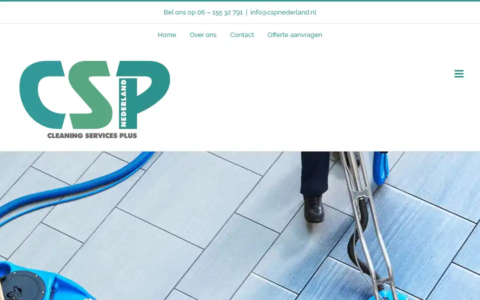 Screenshot of cspnederland.nl