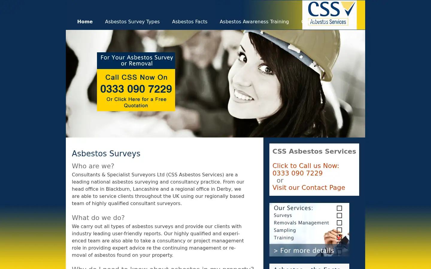 Screenshot of css-surveys.com