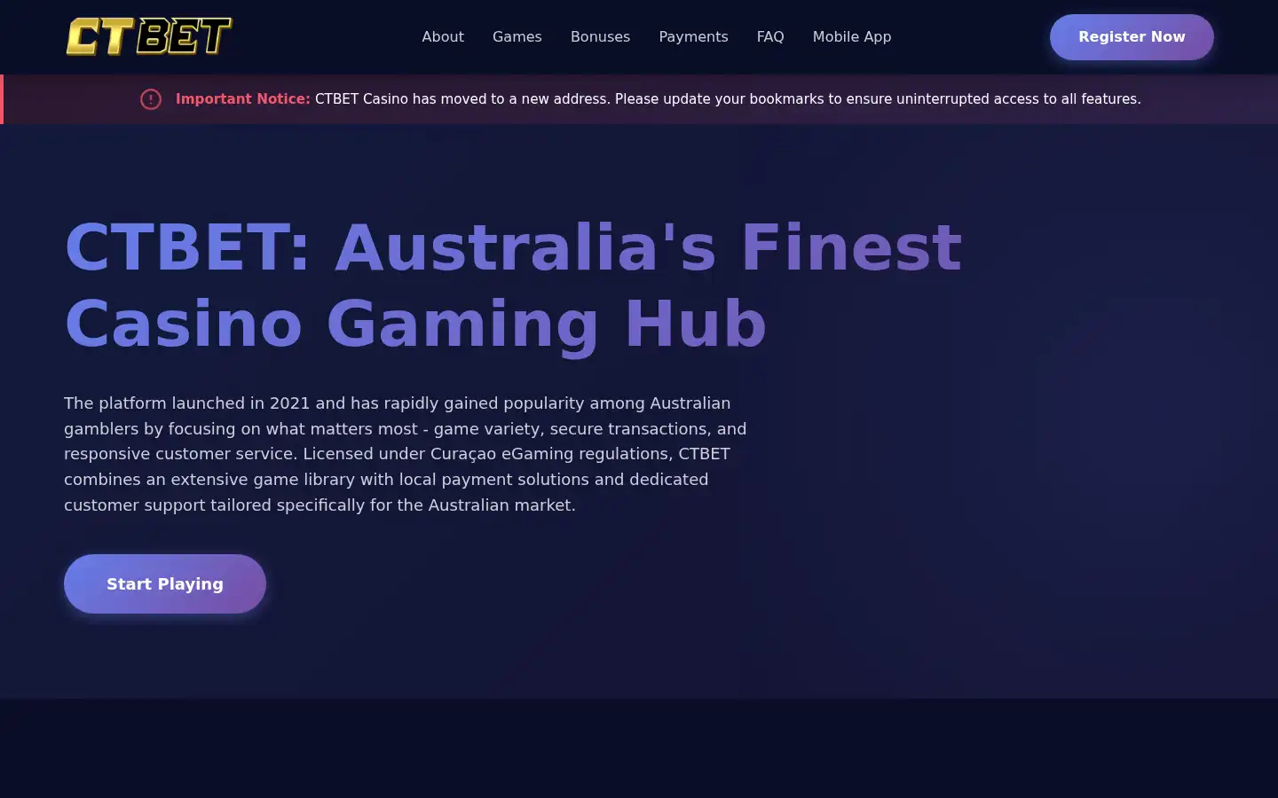 Screenshot of ctbetau.com