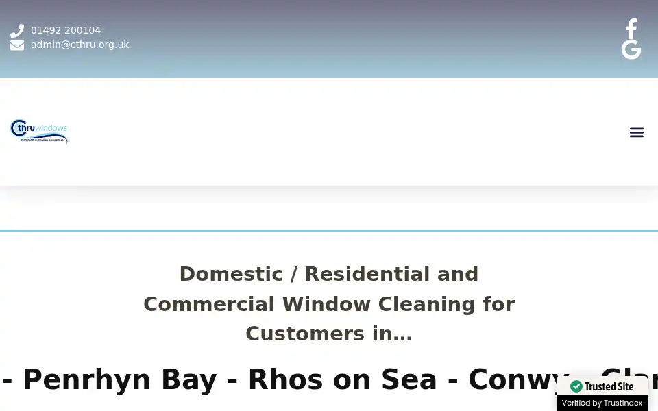 Screenshot of cthru.org.uk