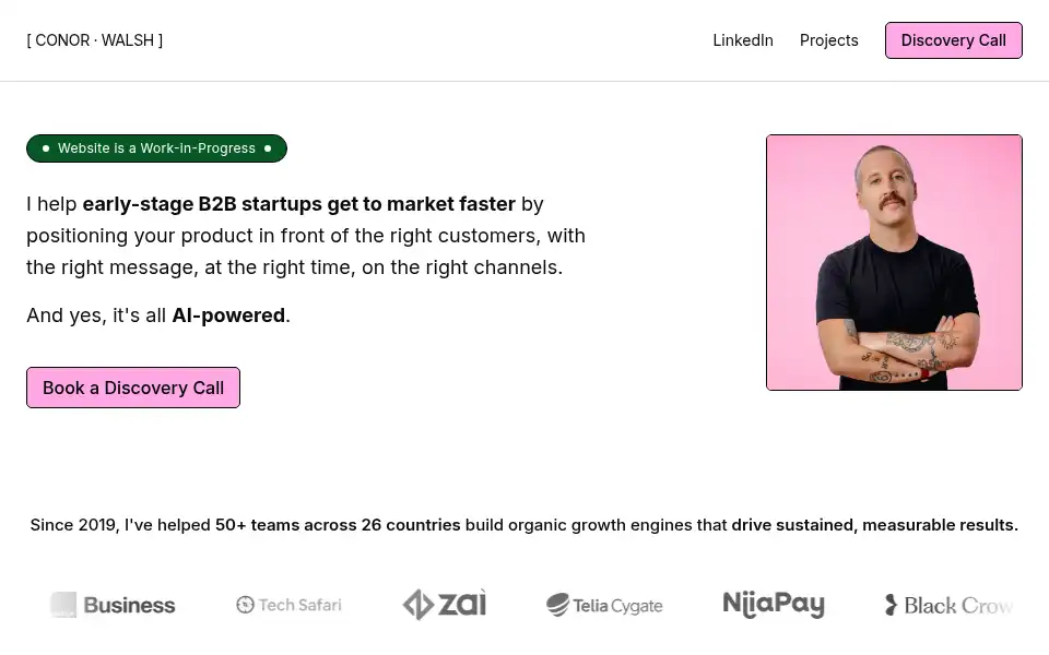 Screenshot of ctwalsh.com