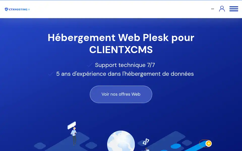 Screenshot of ctxhosting.fr