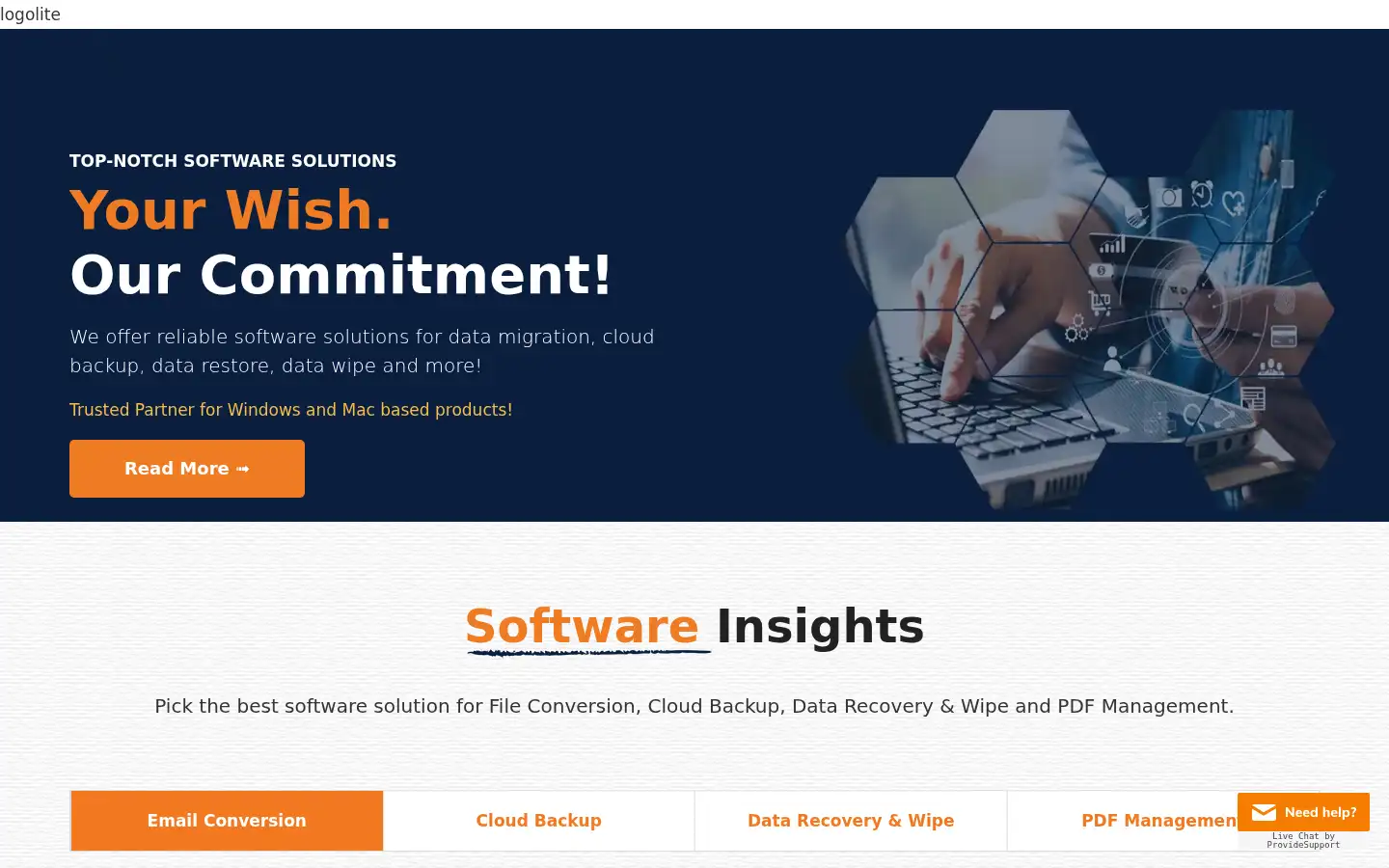 Screenshot of cubexsoft.com