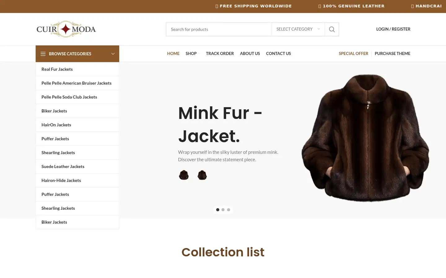 Screenshot of cuirmoda.com
