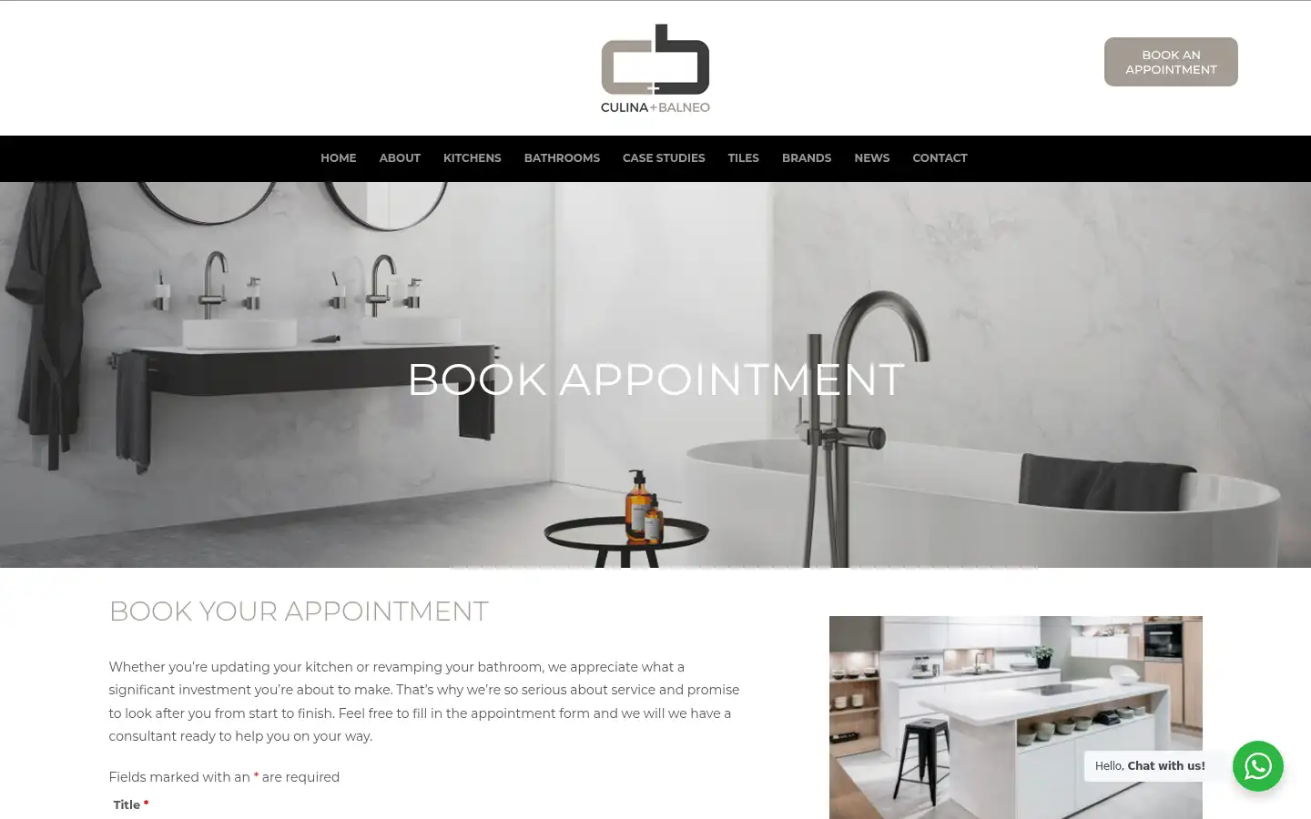 Screenshot of culina-balneo.com