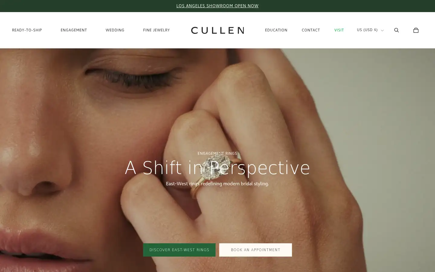 Screenshot of cullenjewellery.com