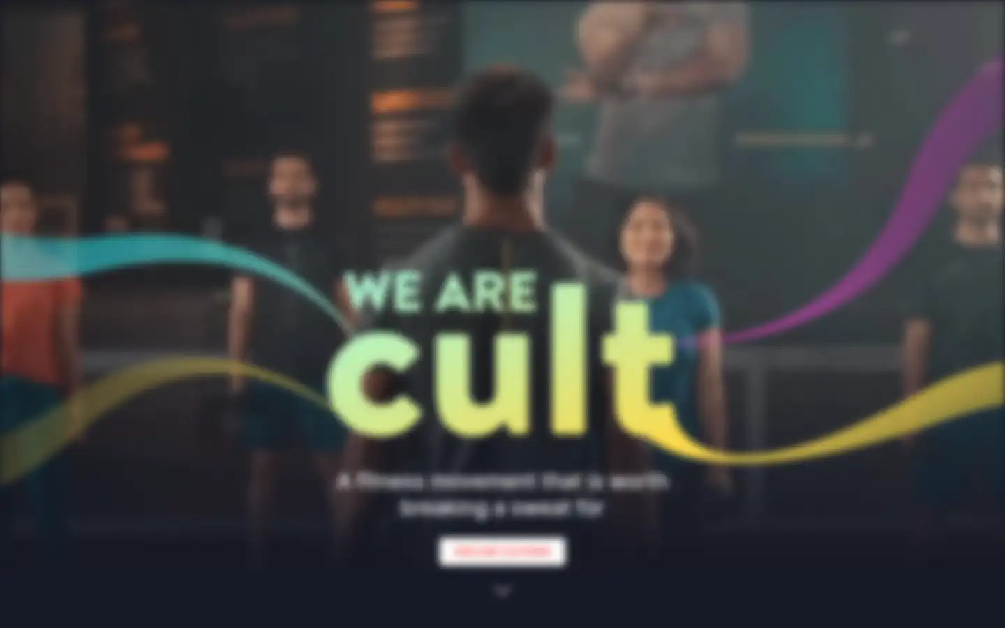 Screenshot of cult.fit