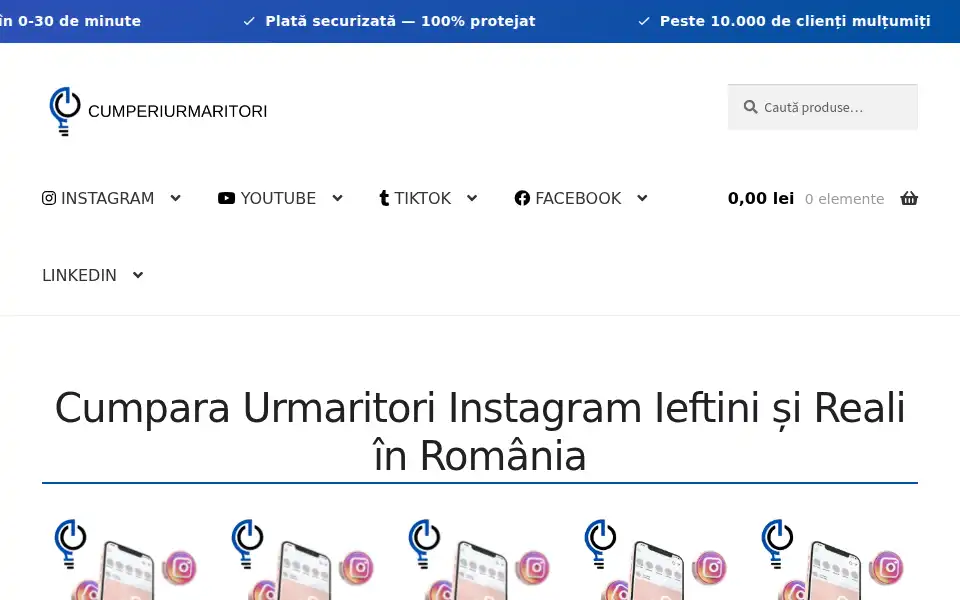Screenshot of cumperiurmaritori.ro