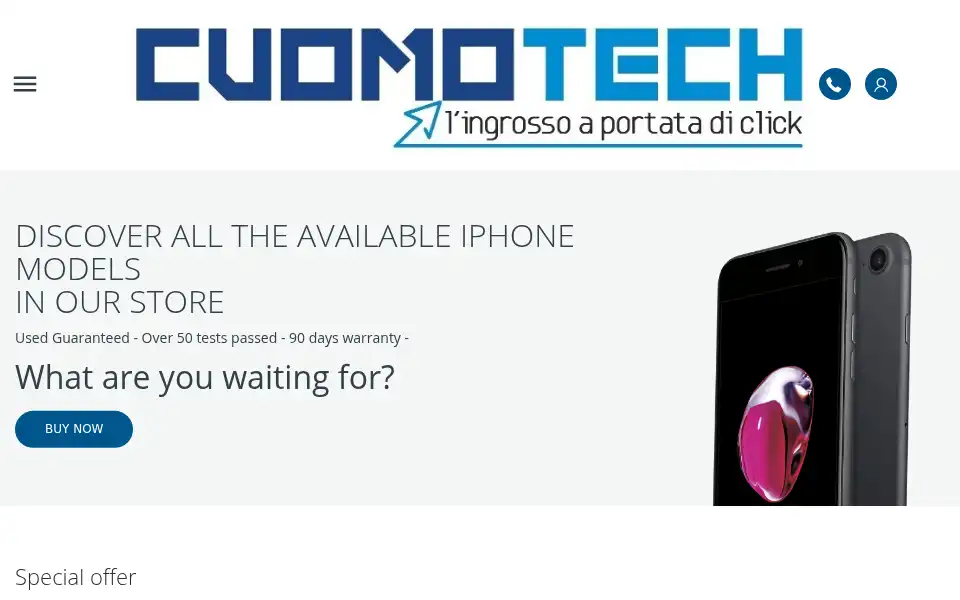 Screenshot of cuomotech.it