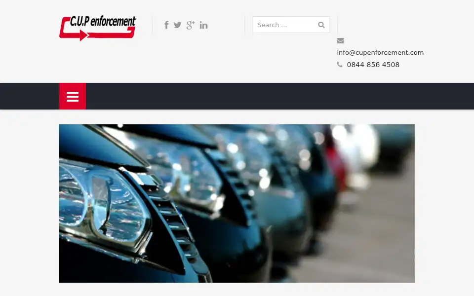 Screenshot of cupenforcement.com