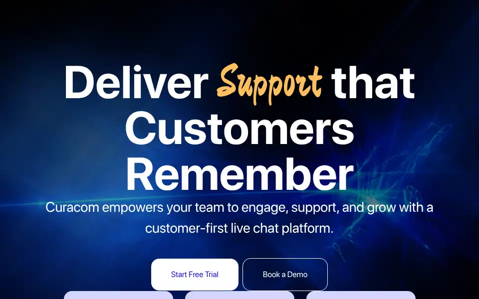 Screenshot of curacom.io
