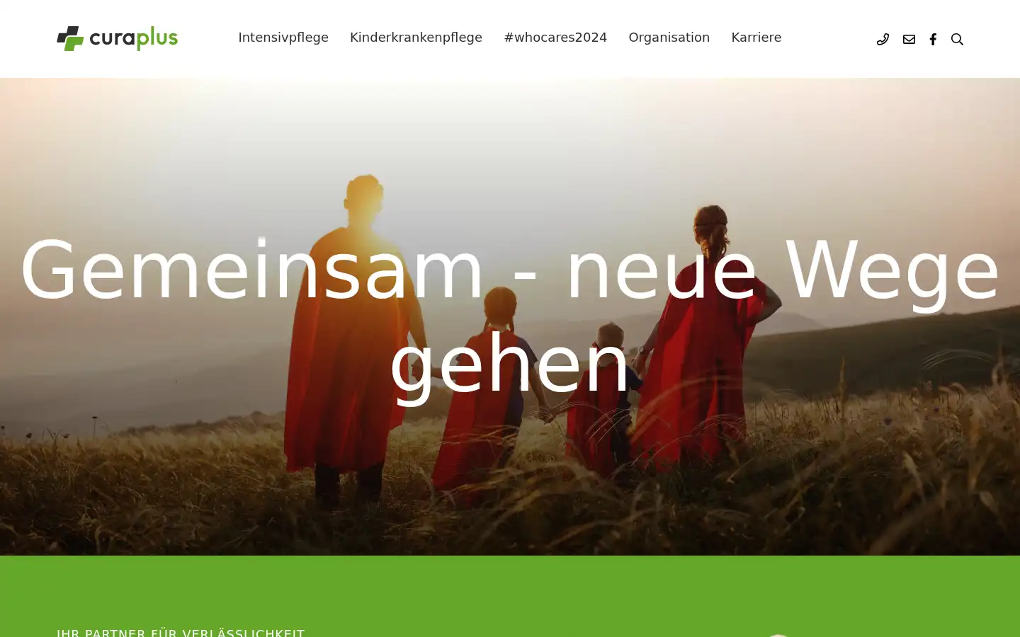 Screenshot of curaplus.at