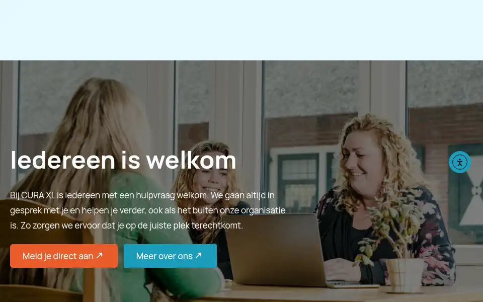 Screenshot of curaxl.nl