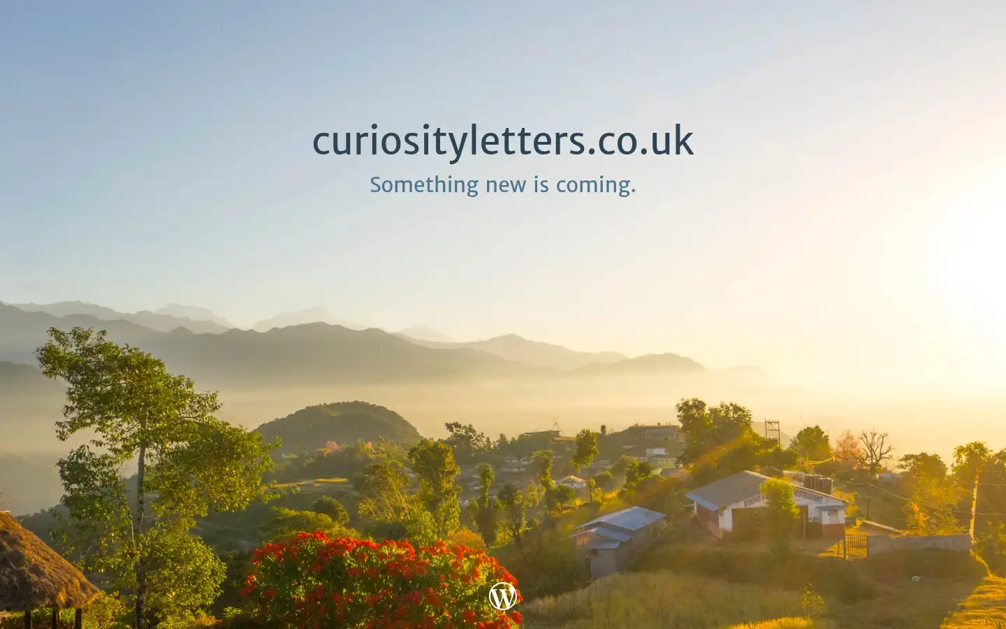 Screenshot of curiosityletters.co.uk
