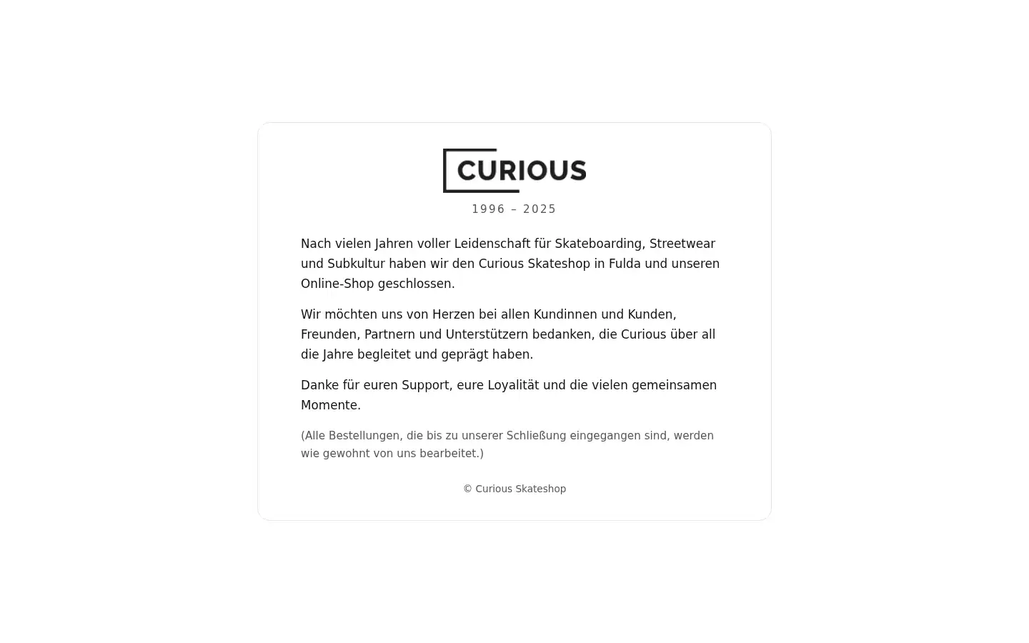 Screenshot of curious-shop.com