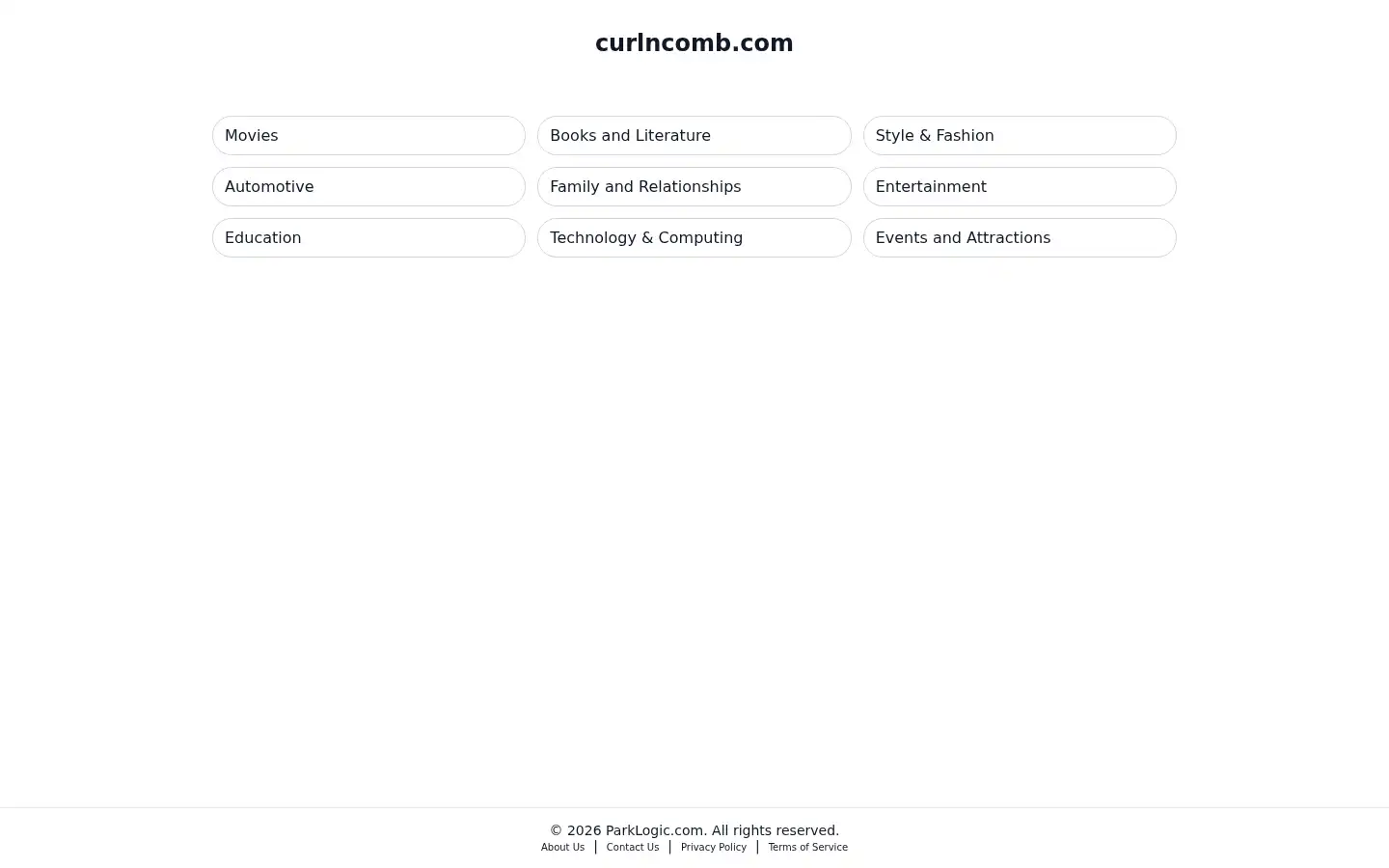 Screenshot of curlncomb.com