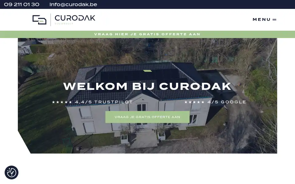 Screenshot of curodak.be