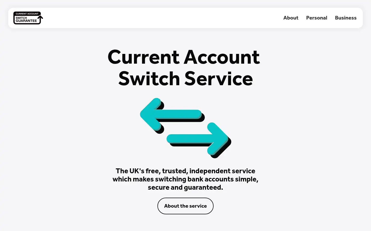 Screenshot of currentaccountswitch.co.uk