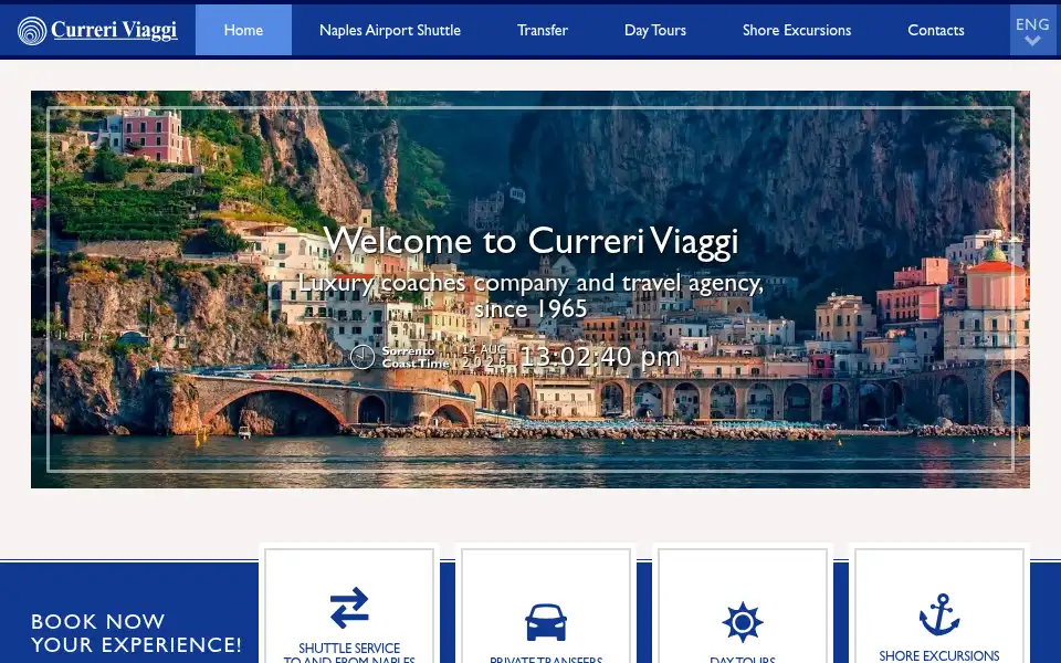 Screenshot of curreriviaggi.it