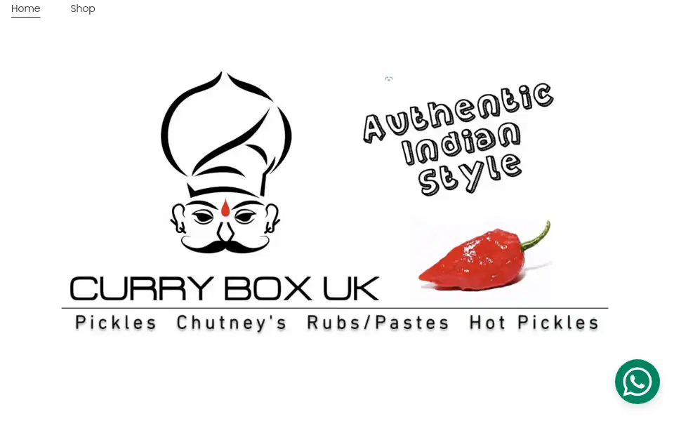 Screenshot of curryboxuk.com