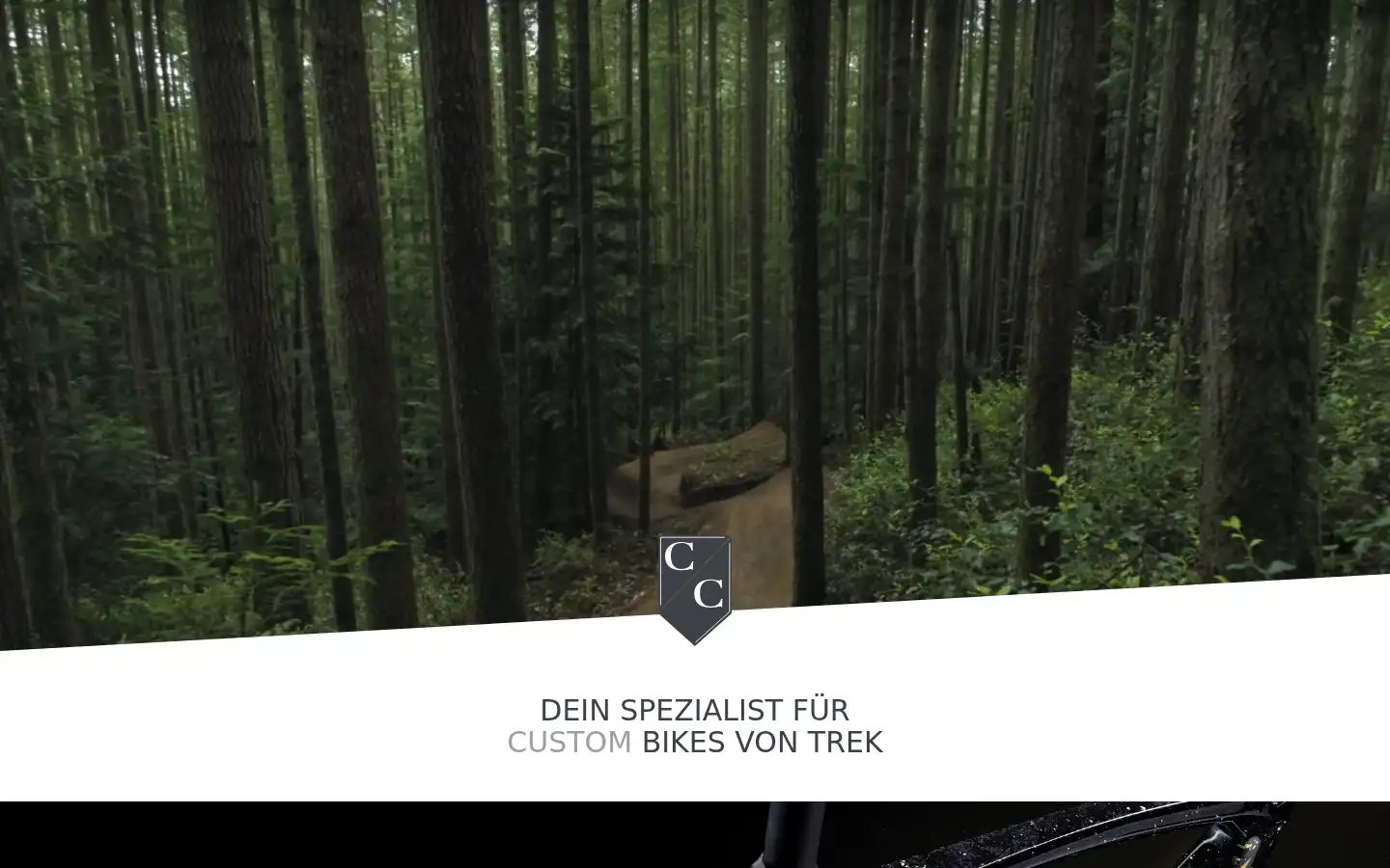 Screenshot of custom-cycling.ch