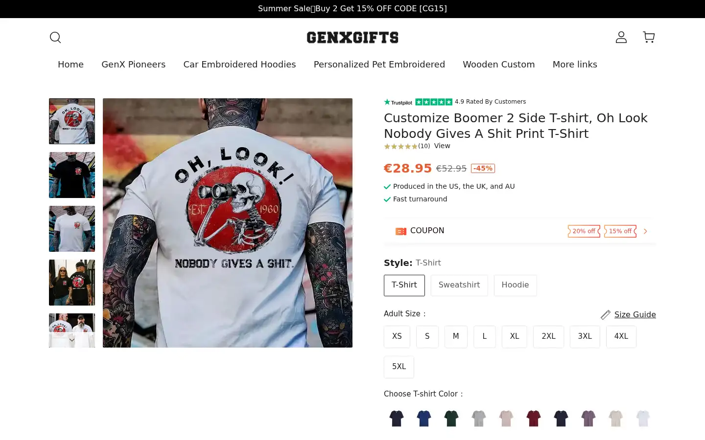 Screenshot of custom-good.com