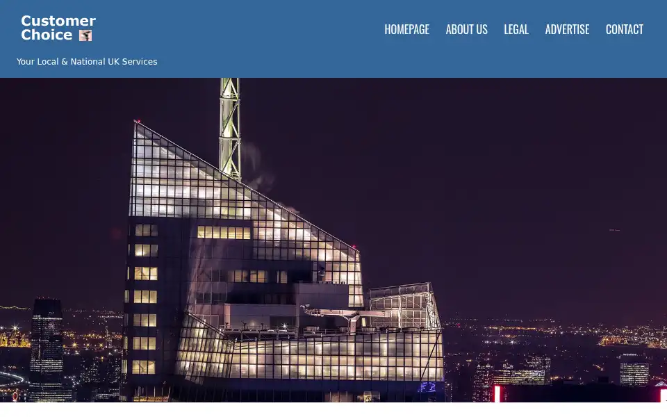 Screenshot of customerchoice.co.uk