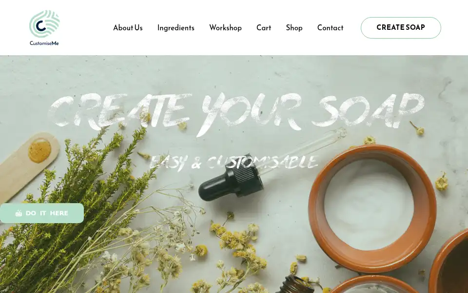Screenshot of customiseme.dk