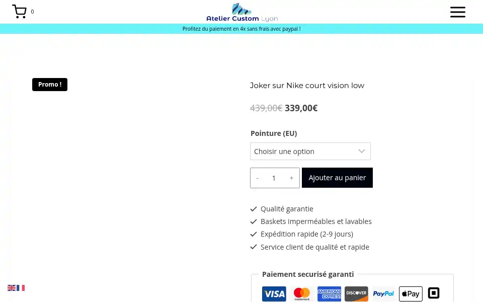 Screenshot of customlyon.com