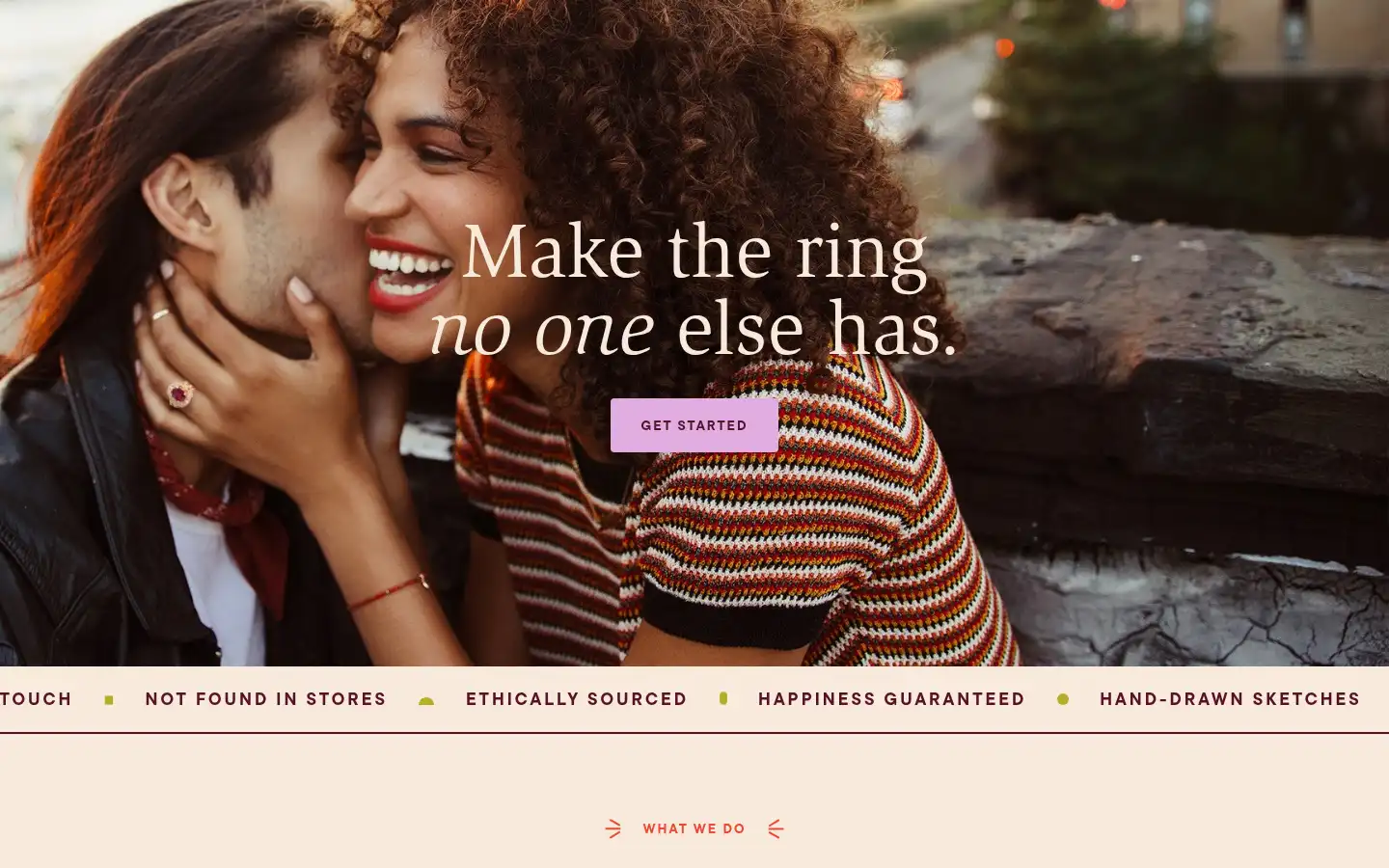 Screenshot of custommade.com