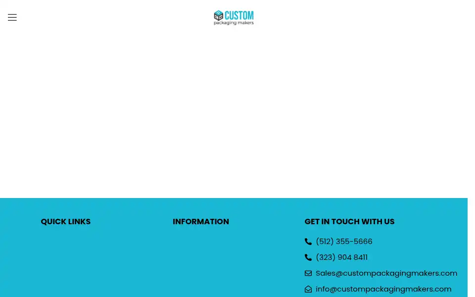 Screenshot of custompackagingmakers.com