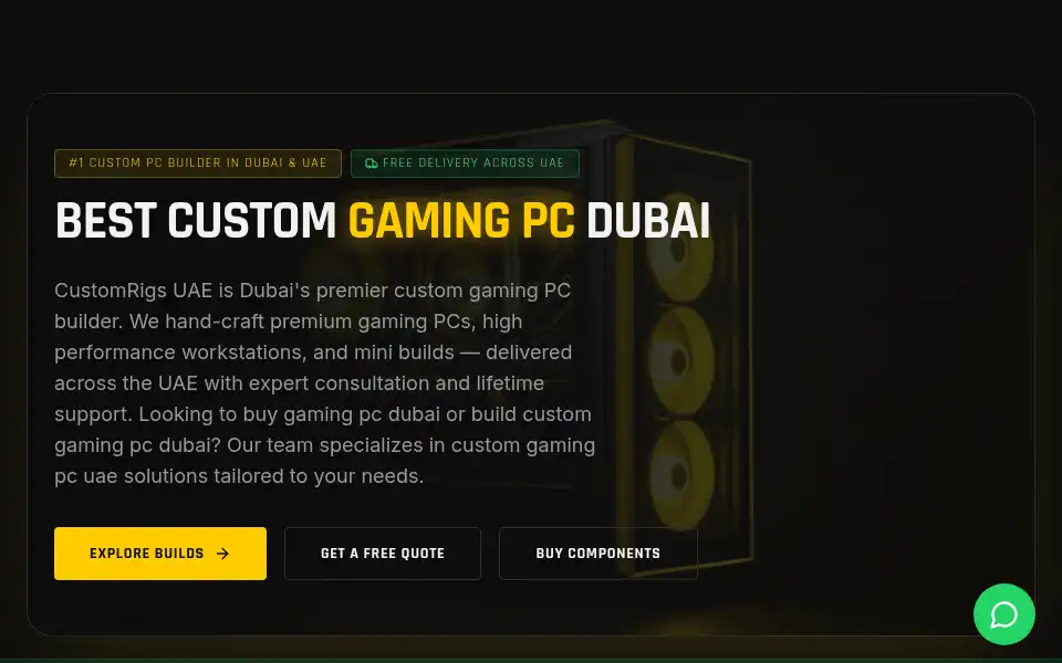 Screenshot of customrigsuae.com