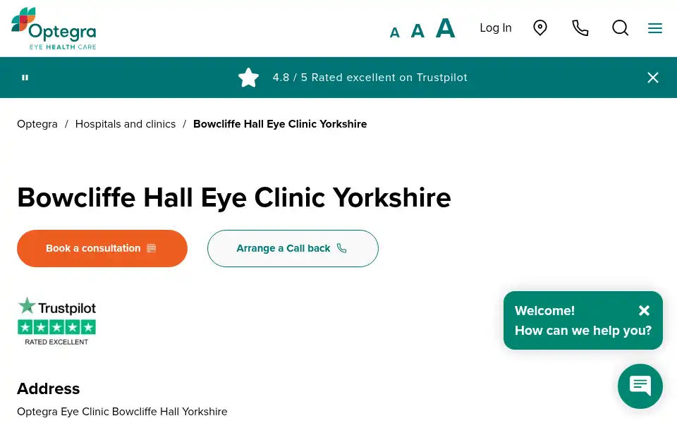 Screenshot of customvisionclinic.com