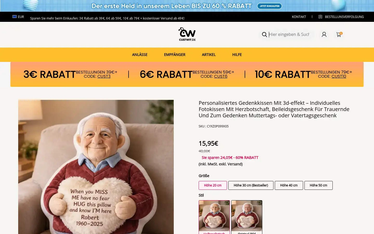 Screenshot of custwit.de