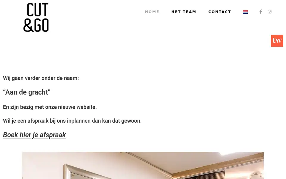 Screenshot of cutgo.nl