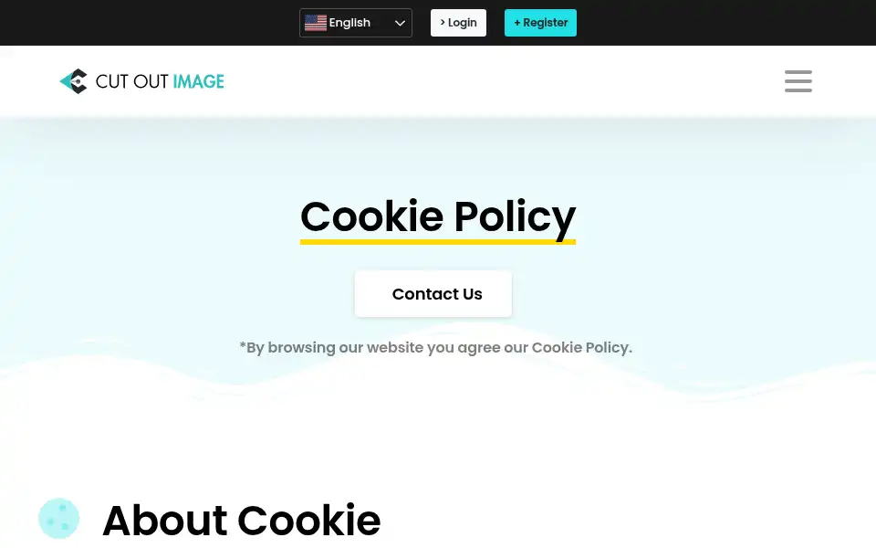 Screenshot of cutoutimage.com
