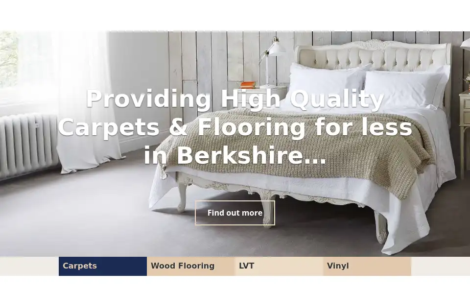Screenshot of cutpricecarpetsberkshire.co.uk