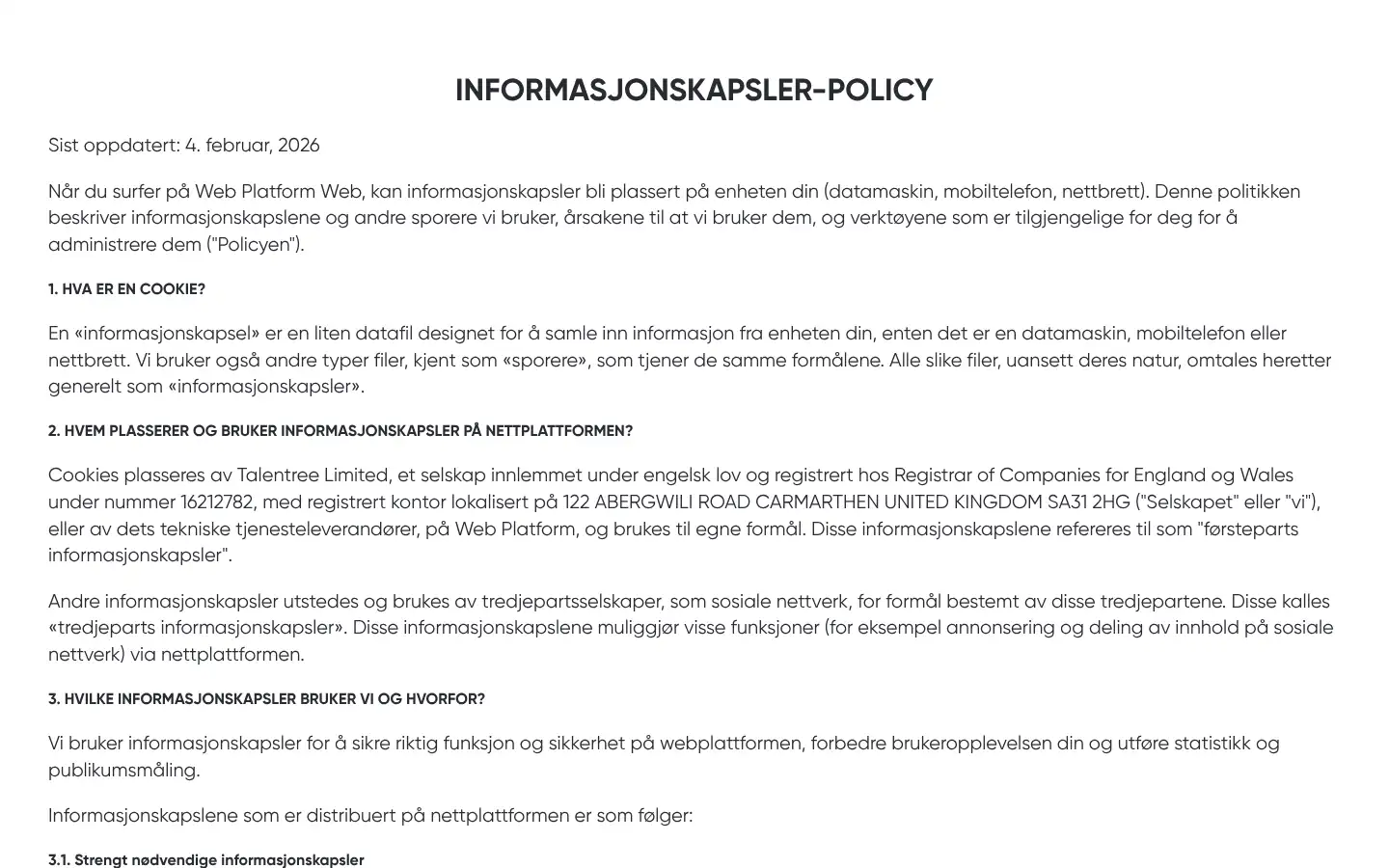 Screenshot of cveksempel.com