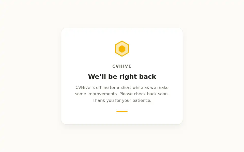 Screenshot of cvhive.net