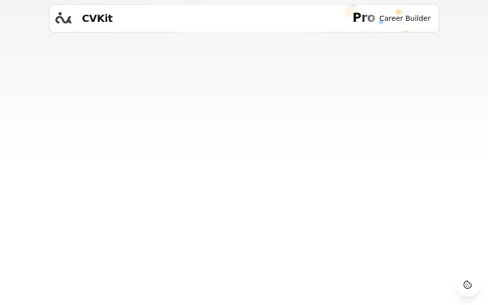 Screenshot of cvkit.ai