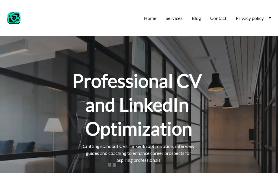 Screenshot of cvleadnexus.com