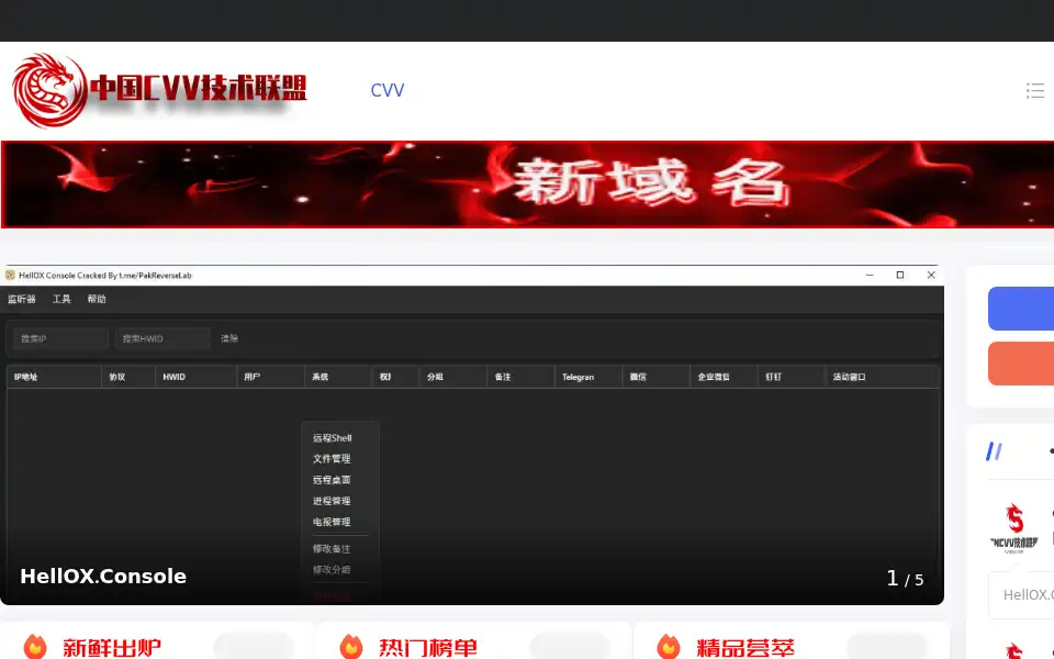Screenshot of cvvboy.in