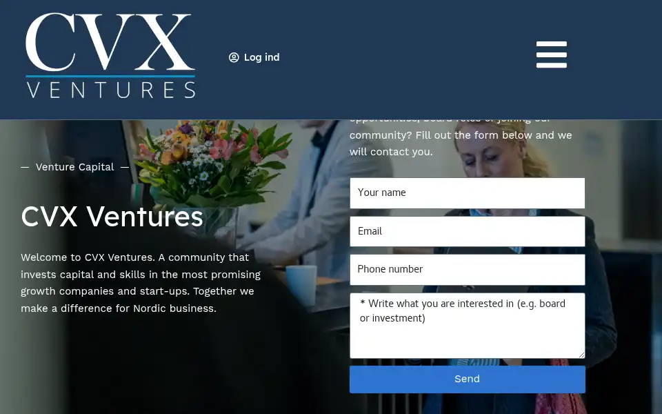Screenshot of cvx.vc