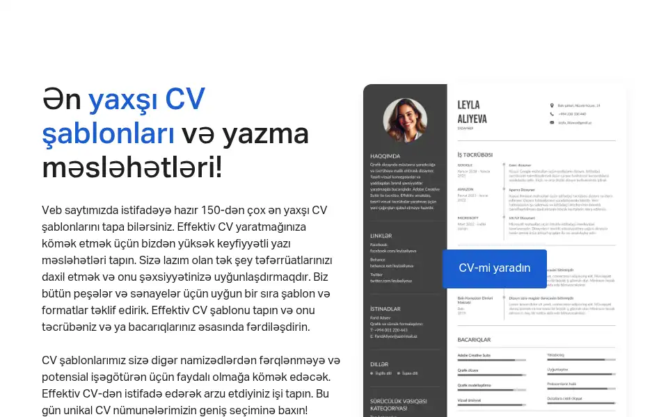 Screenshot of cvyarat.app