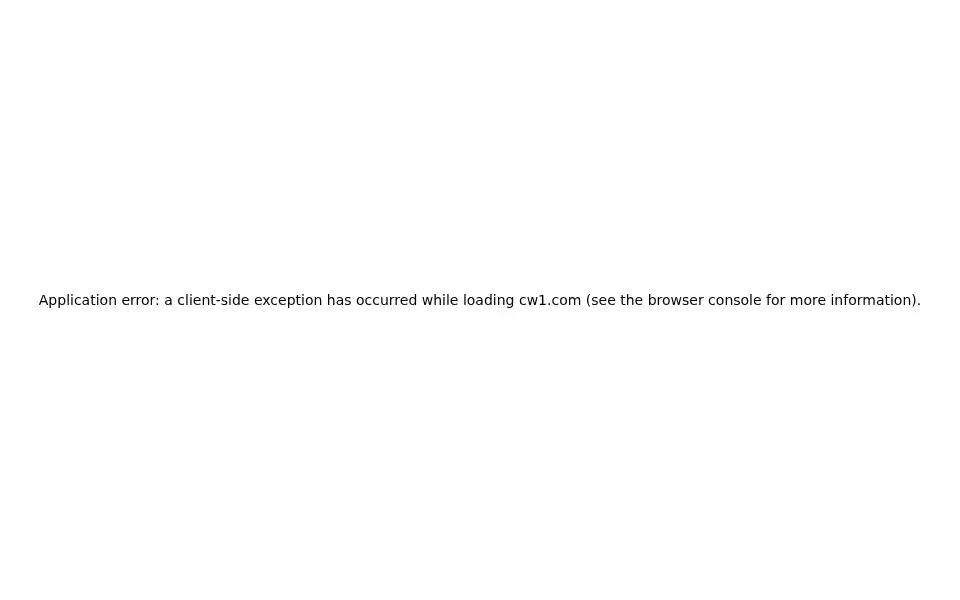 Screenshot of cw1.com